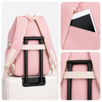 Kawaii Schulrucksack mit mehreren Fächern und Mini-Tasche
