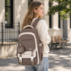 Kawaii Schulrucksack mit mehreren Fächern und Mini-Tasche