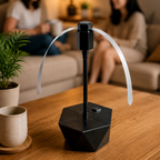 Tischventilatormit Fliegenabwehr und flexiblem Hals