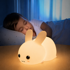 Hasen-Nachtlicht Silikon mit Farbwechsel und Fernbedienung