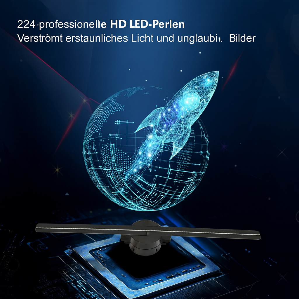 3D Hologramm LED-Projektor mit 224 Lichtperlen