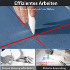 Laser-Nähführung magnetisch mit 3 Aufsätzen für Nähmaschinen