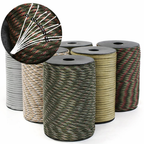 Paracord Outdoor-Seil 4 mm mit 9 Kernsträngen - 295 kg Zugkraft