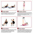Resistance Band Sit-Up Trainer with Foot Pedals