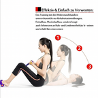 Resistance Band Sit-Up Trainer with Foot Pedals