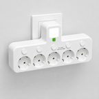 Wandsteckdose mit USB Anschluss und Nachtlicht