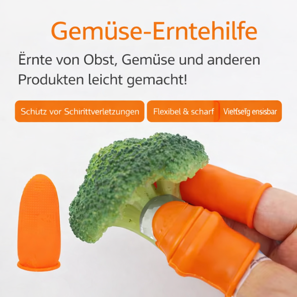 Erntehilfe Daumenklingen für Obst und Gemüse