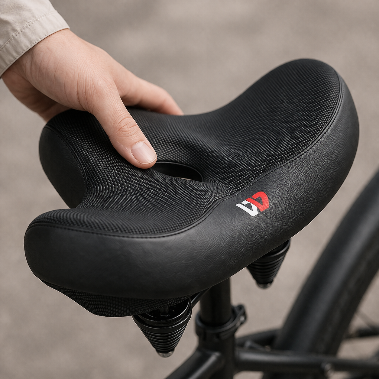 Extra Wide Bicycle Saddle – Ergonomic and Breathable