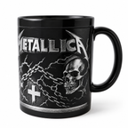 3D-gedruckte Tasse mit gotischem Totenkopf-Motiv
