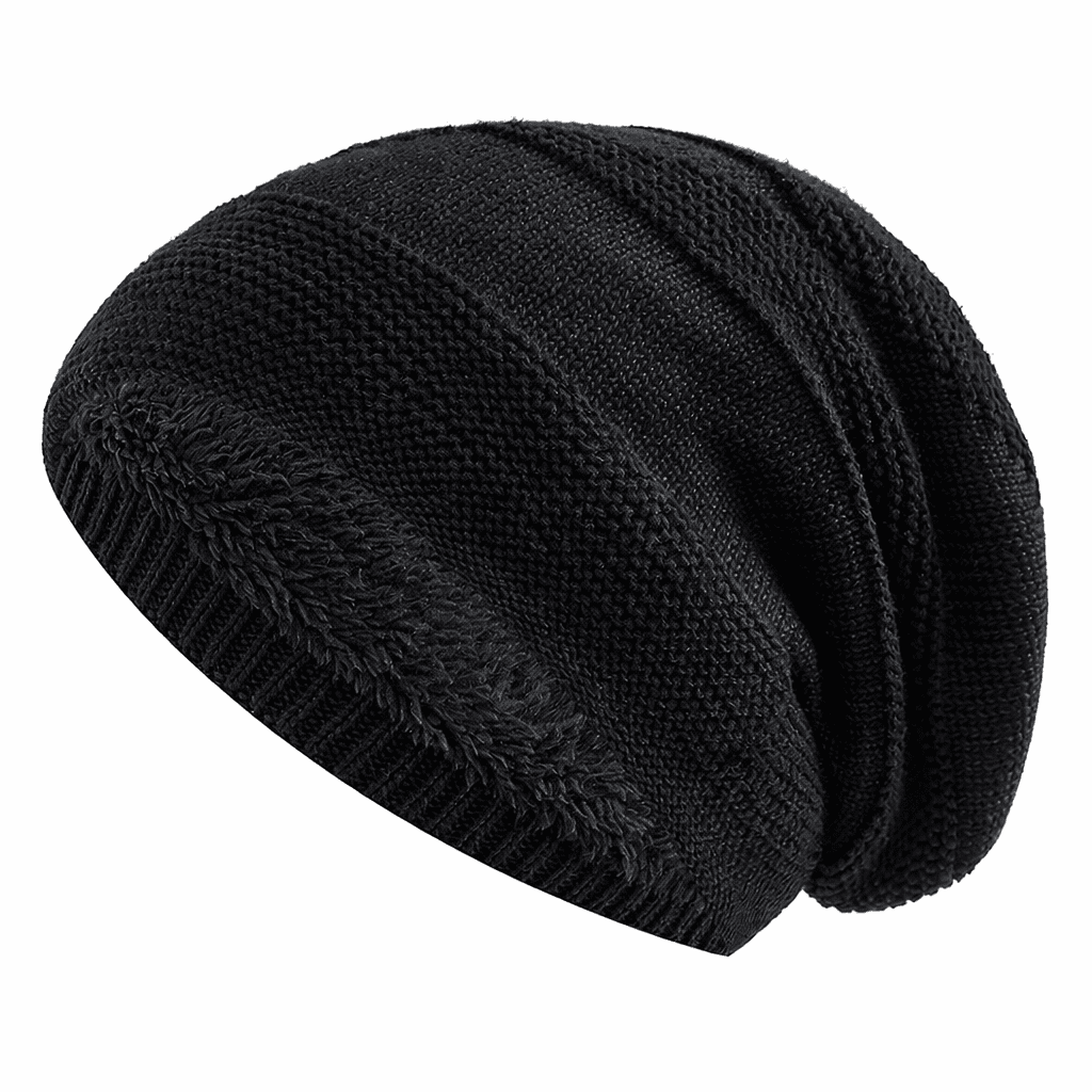 Fleece-Lined Slouchy Beanie – Warm and Comfortable