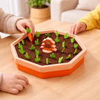 Wooden Carrot Sorting Game for Toddlers