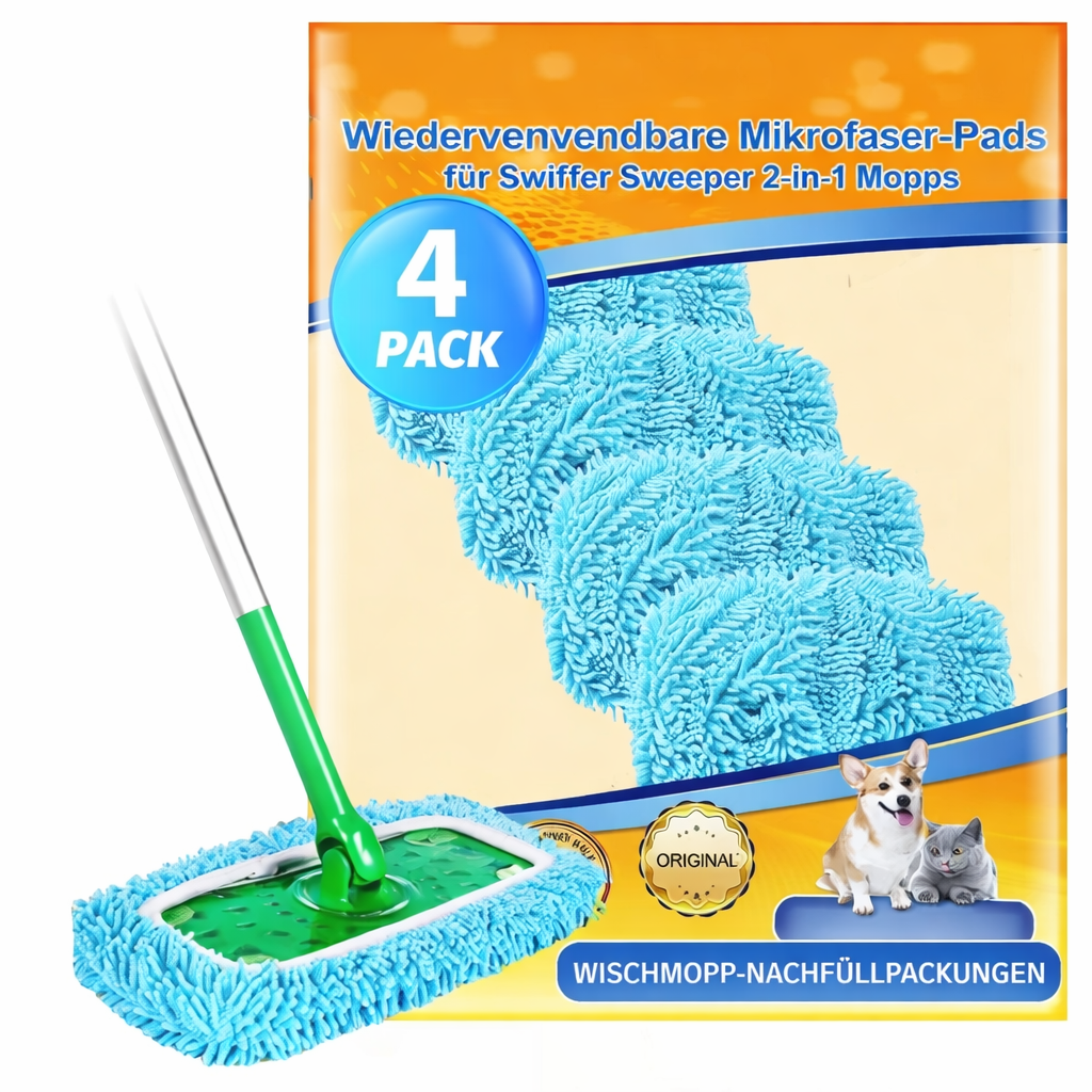 Microfiber Mop Pads Reusable for Flat Mops
