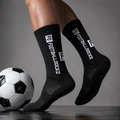 Sportsocken mit Silikon-Grip und Baumwoll-Spandex