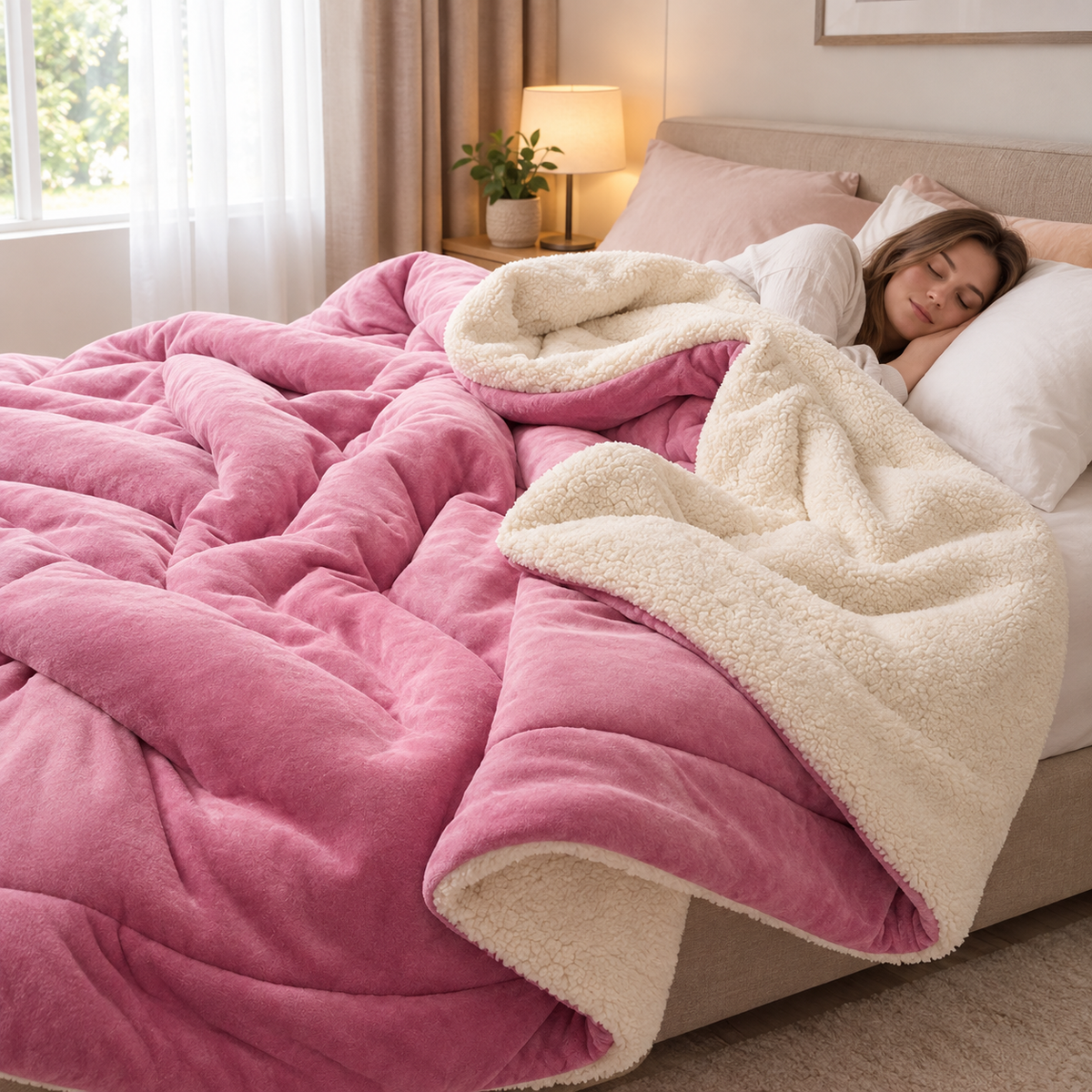 Fleecedecke Flanell kuschelig warm