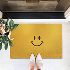 Smiley Doormat – Non-Slip PVC with Quick-Dry Surface