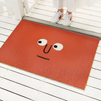 Smiley Doormat – Non-Slip PVC with Quick-Dry Surface