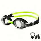 Schwimmbrille für Kinder mit Nasenklemme und Ohrstöpsel