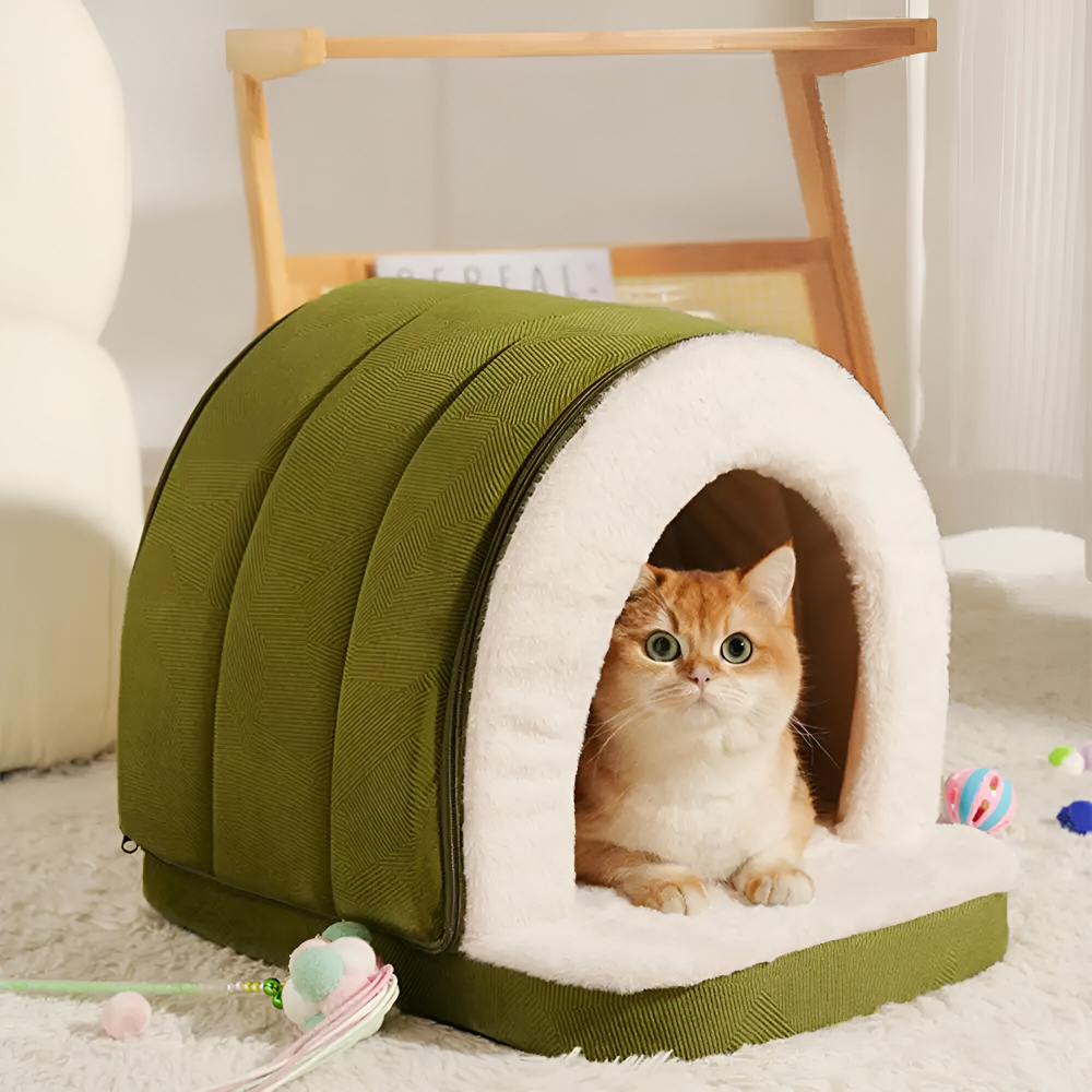 Hundebett Höhle 2-in-1 – Beruhigt Ängstliche Haustiere Natürlich -   Mivoza Deutschland