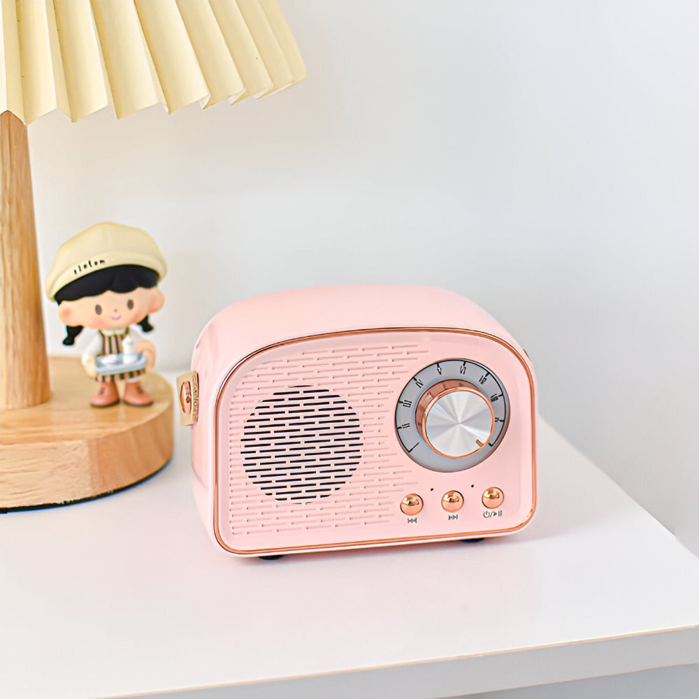 Retro Bluetooth-Lautsprecher mit Vintage-Design