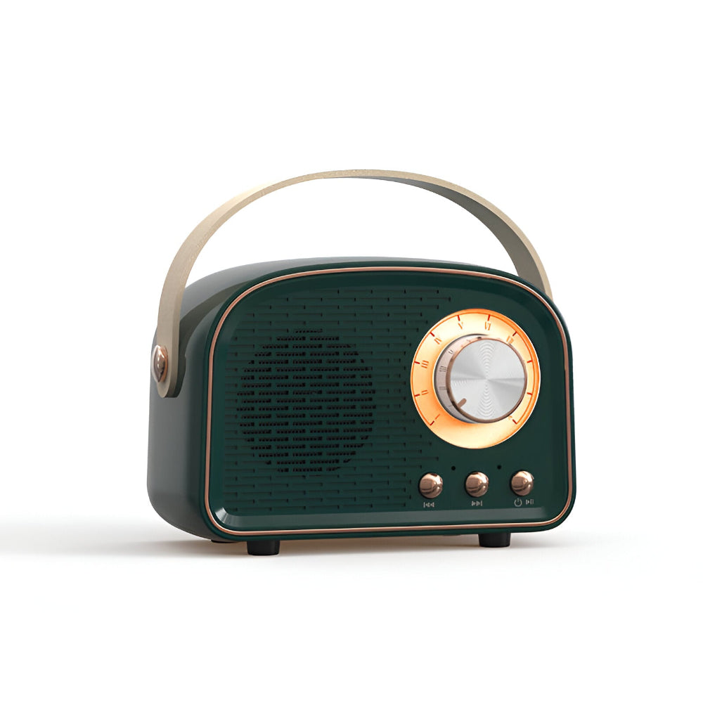 Retro Bluetooth-Lautsprecher mit Vintage-Design