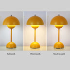 Kabellose Tischlampe mit Touch-Dimmer – 3 Lichtfarben, USB aufladbar