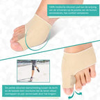 Hallux Valgus Zehenkorrektor mit Gel-Polsterung