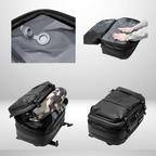 Reiserucksack mit Vakuumkompression und erweiterbarem Volumen