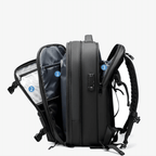 Reiserucksack mit Vakuumkompression und erweiterbarem Volumen