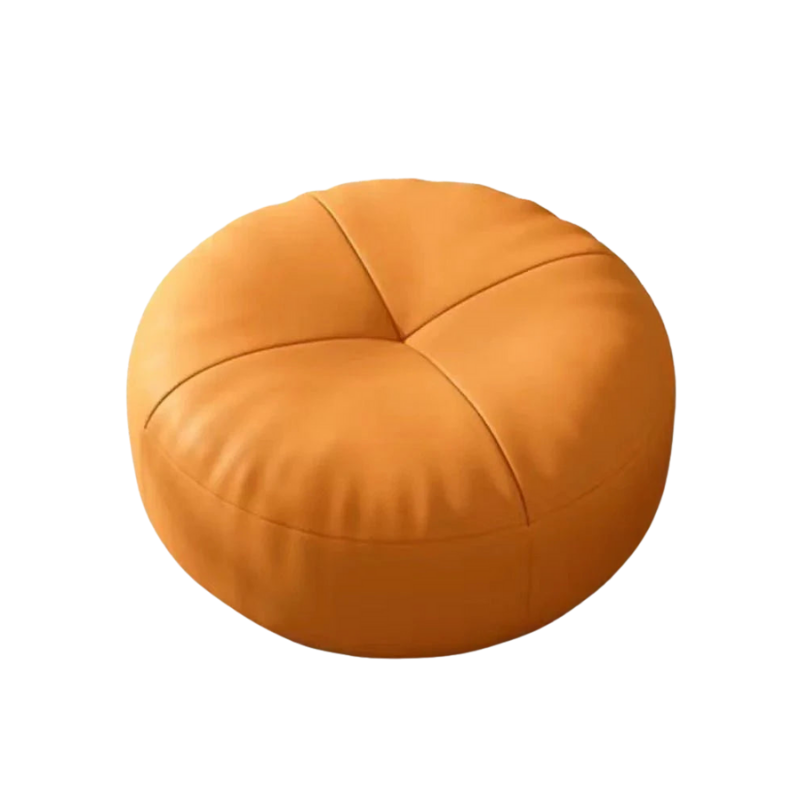 Round floor cushion with premium foam filling