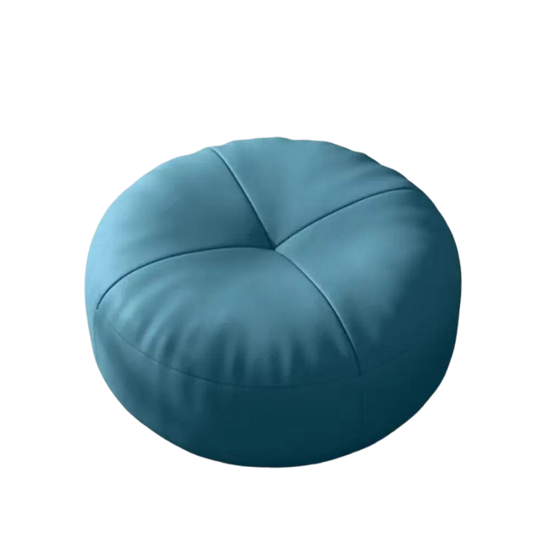 Round floor cushion with premium foam filling