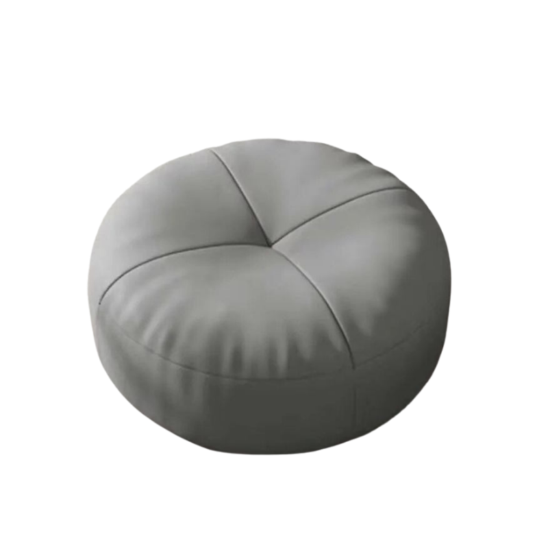 Round floor cushion with premium foam filling