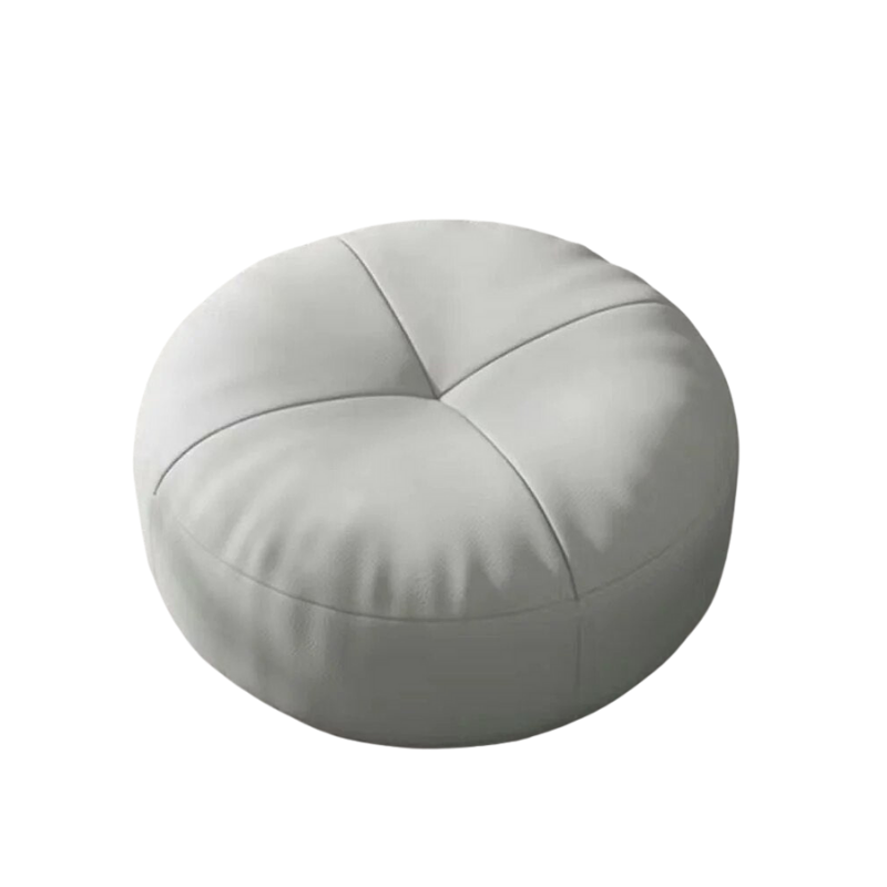 Round floor cushion with premium foam filling