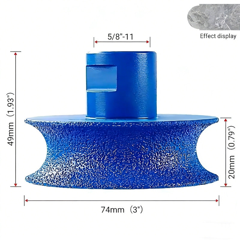 Grinding disc with diamond coating – edge grinding