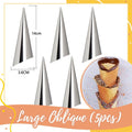 Horn-Shaped Pastry Molds Set – Bake Crispy Cream Rolls at Home