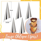 Horn-Shaped Pastry Molds Set – Bake Crispy Cream Rolls at Home
