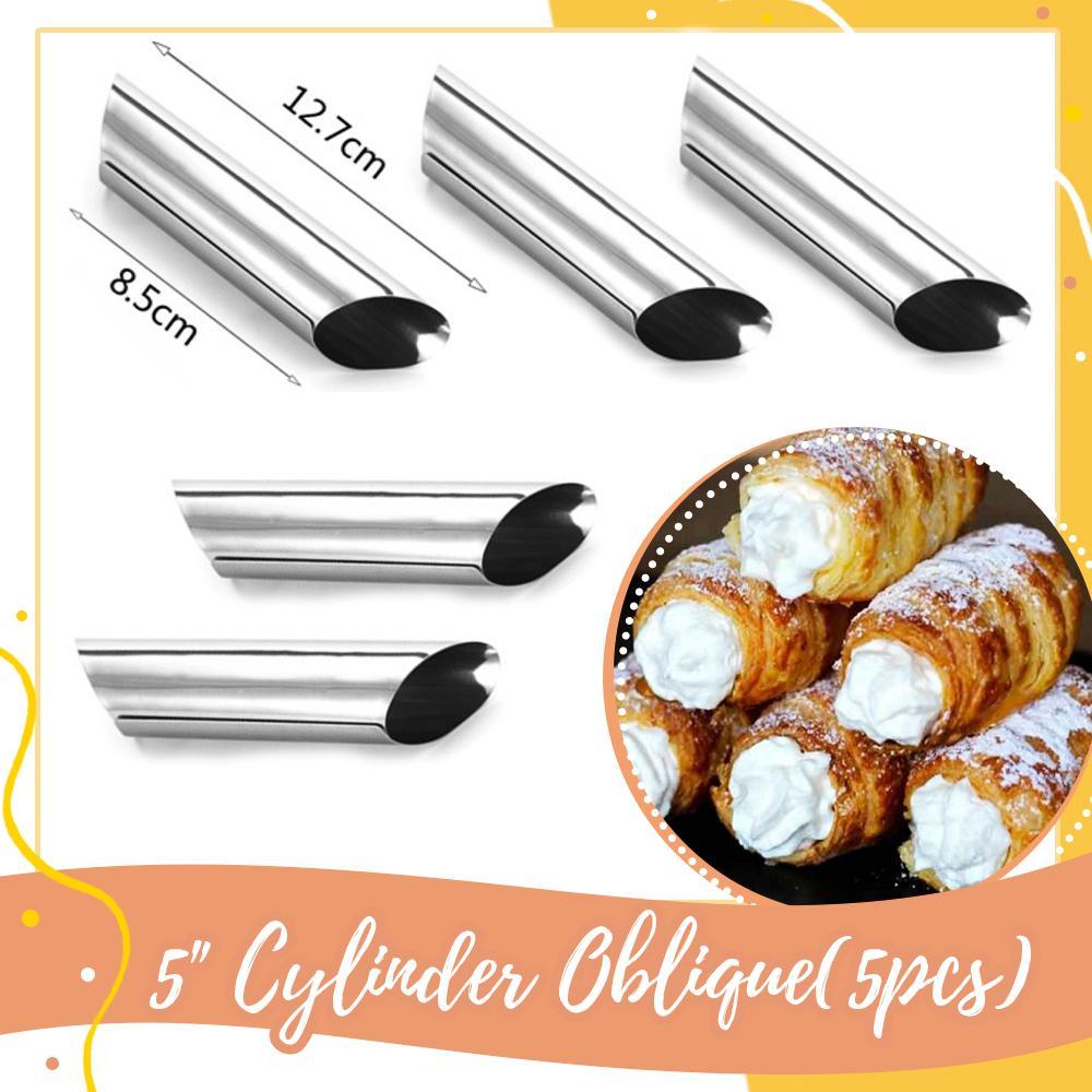 Horn-Shaped Pastry Molds Set – Bake Crispy Cream Rolls at Home