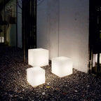 LED cube light for garden and terrace with remote control