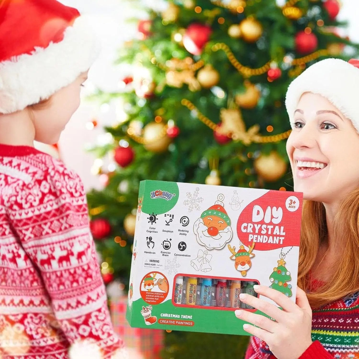 DIY-Kristallmalerei-Set — Farbenfrohe Kristallanhänger selbst gestalten Mivoza Deutschland