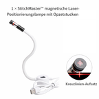 Laser-Nähführung magnetisch mit 3 Aufsätzen für Nähmaschinen