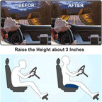 Memory-Foam-Autositzkissen – Bessere Sicht, weniger Rückenschmerzen