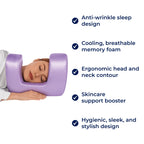 Beauty Pillow for Side Sleepers - Anti-Wrinkle Memory Foam