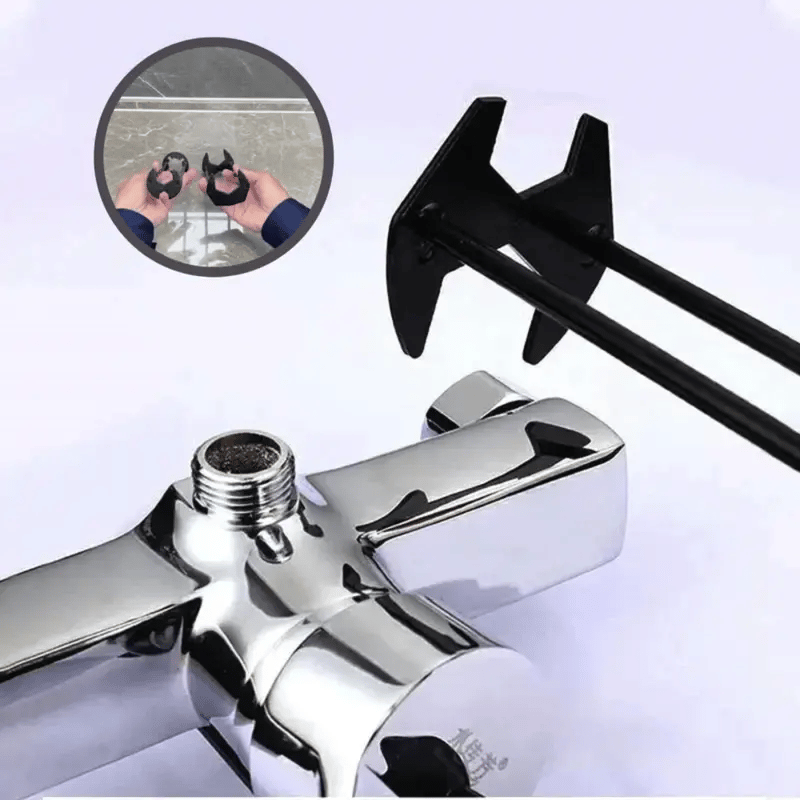 Pipe end wrench 360° with swivel function