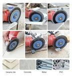 Diamond Saw Blade 115 mm – Multifunctional for Tiles, Concrete, and Steel - 2 Pieces