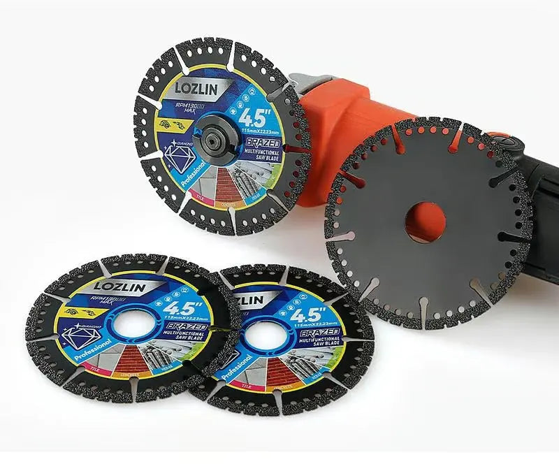 Diamond Saw Blade 115 mm – Multifunctional for Tiles, Concrete, and Steel - 2 Pieces