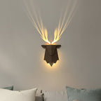 Deer wall lamp with dimming function and remote control