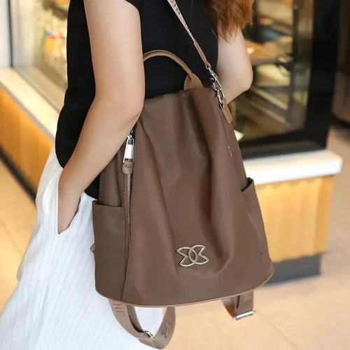 Anti-Diebstahl Rucksack für Alltag & Reisen – sicher, elegant, durchdacht -  Braun Mivoza Deutschland