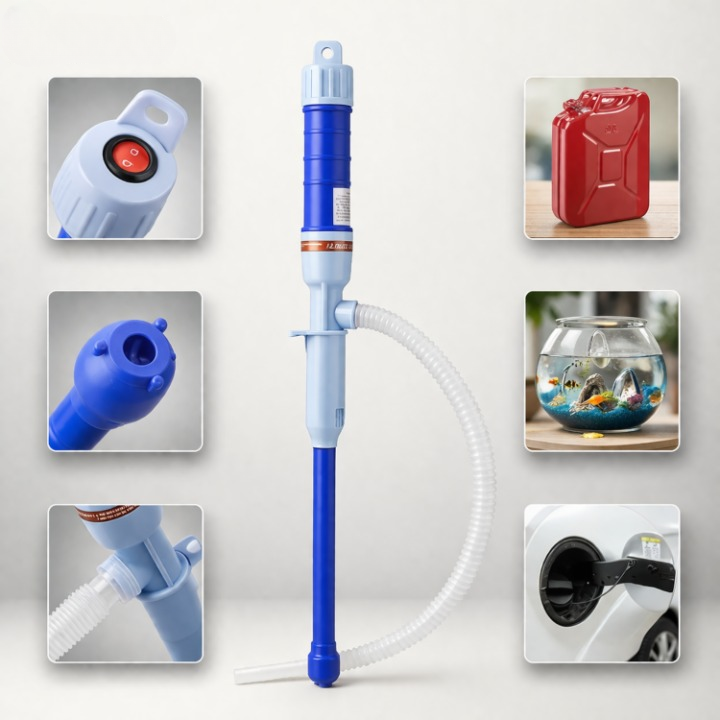 Electric fuel pump for clean fuel transfer