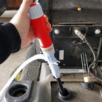 Electric fuel pump for clean fuel transfer