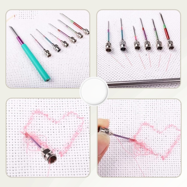 Embroidery Needle Set – Effortless Embroidery with Interchangeable Heads