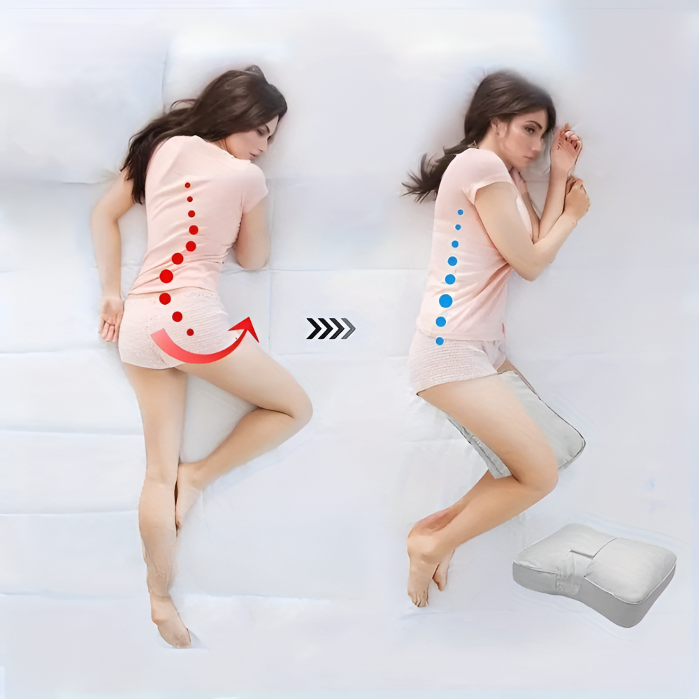 Memory-Foam-Kniekissen – Besserer Schlaf für Seitenschläfer
